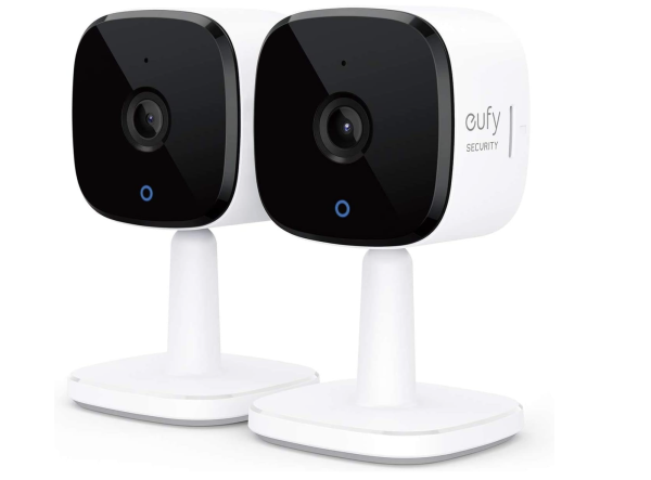 eufy Security Indoor Cam C120 2-Cam Kit | 2K Security Indoor Camera | Plug-in Camera with Wi-Fi | Human and Pet AI | Works with Voice Assistants | Night Vision | Two-Way Audio | HomeBase 3 Compatible